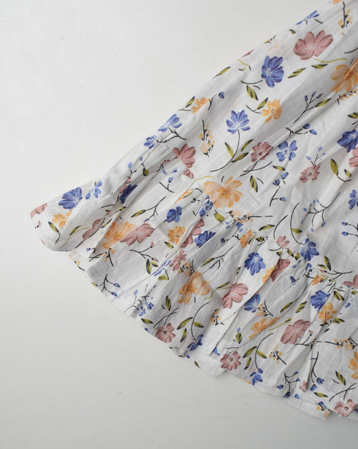 GIRLS FLOWERY FROCK  G000017