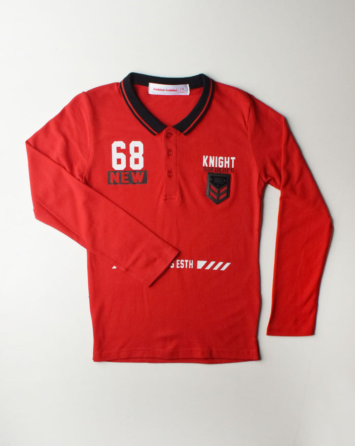 BOYS KNIGHTS T-SHIRT DARK GREEN OS00001