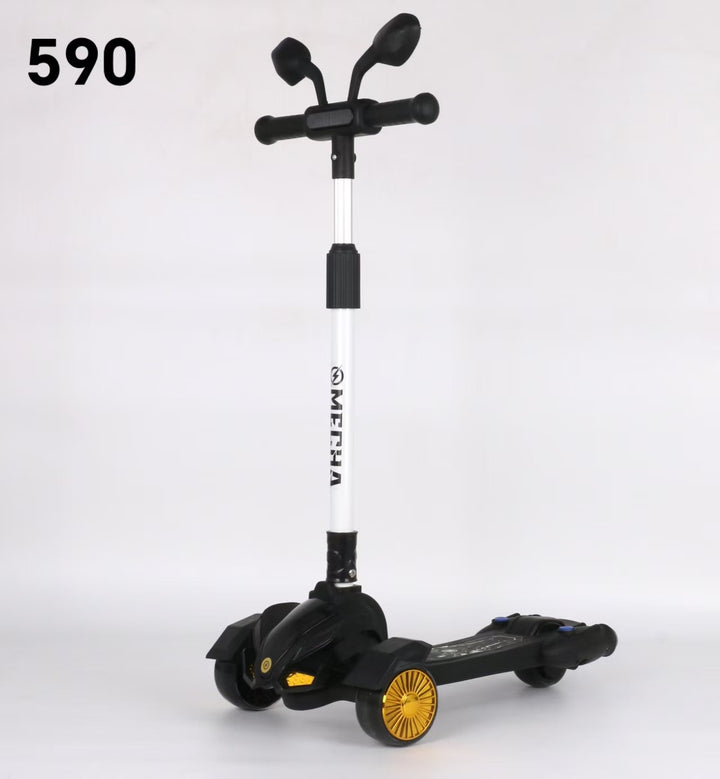 Imported Kids Ride-On Scooty with Smoke Effect, LED Lights & Music – Battery Operated Scooter
