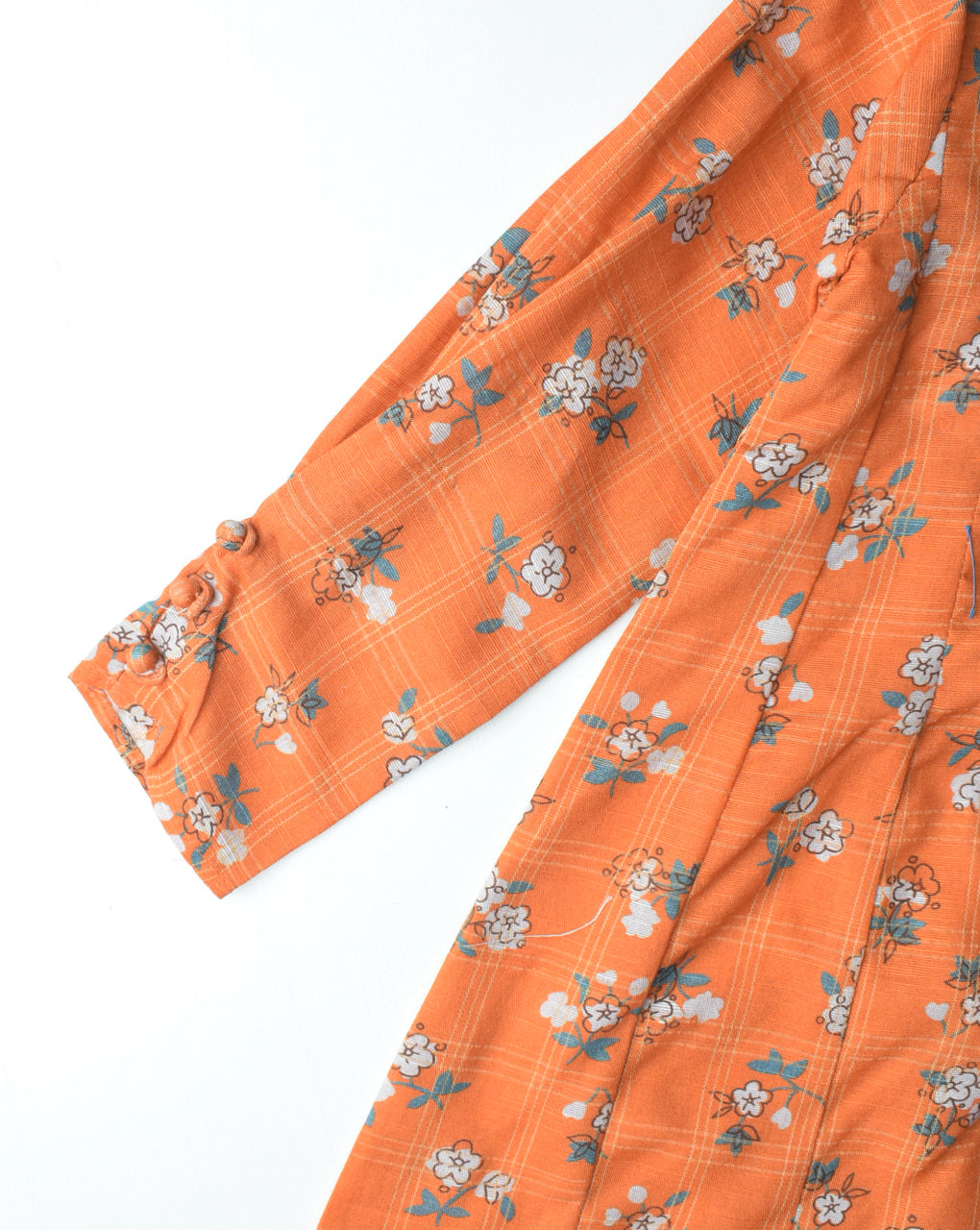 GIRLS STYLISH BOW FROCK OS00028 ORANGE
