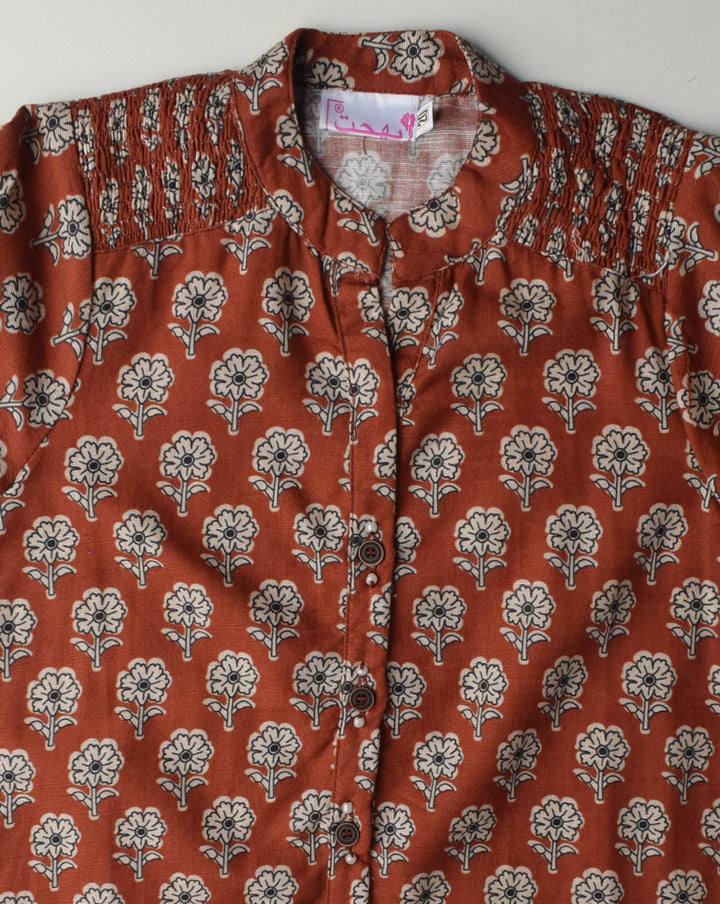 COMFORT AND WARM FROCK OS00045 BROWN