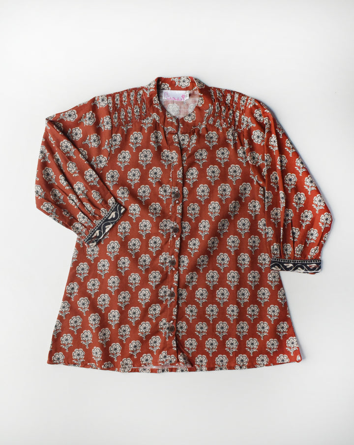 COMFORT AND WARM FROCK OS00045 BROWN