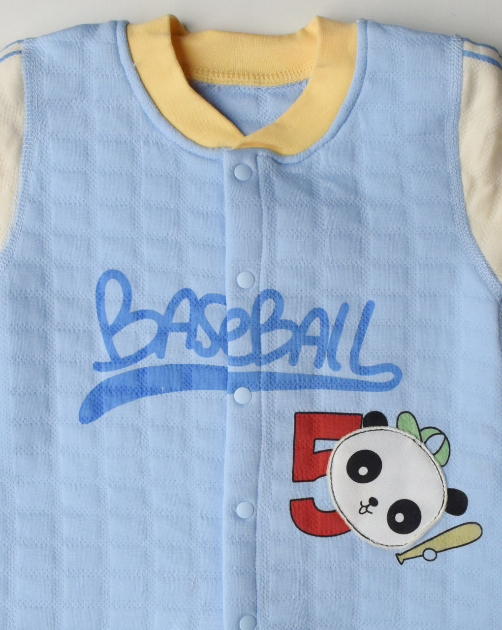 PANDA BASEBALL  ROMPER OS00066