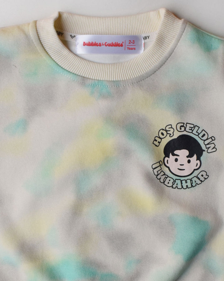 WARM SWEATSHIRT BOYS OS00047 OFF WHIITE