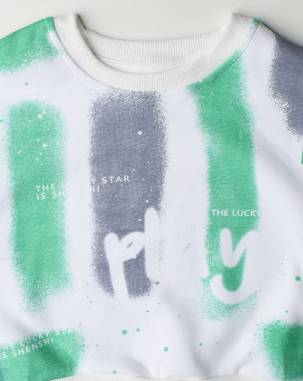 STYLLISH SWEATSHIRT OS00049 WHITE