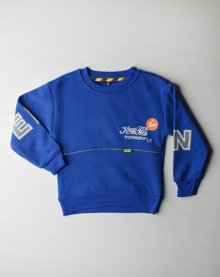 WARM SWEAT SHIRT OS00051 ROYAL BLUE