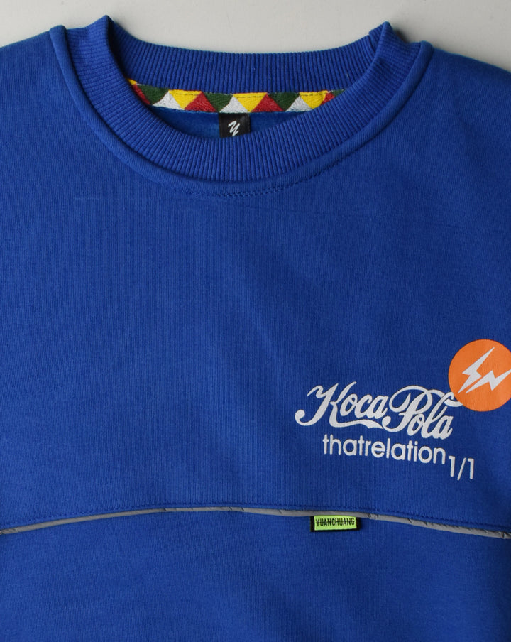 WARM SWEAT SHIRT OS00051 ROYAL BLUE