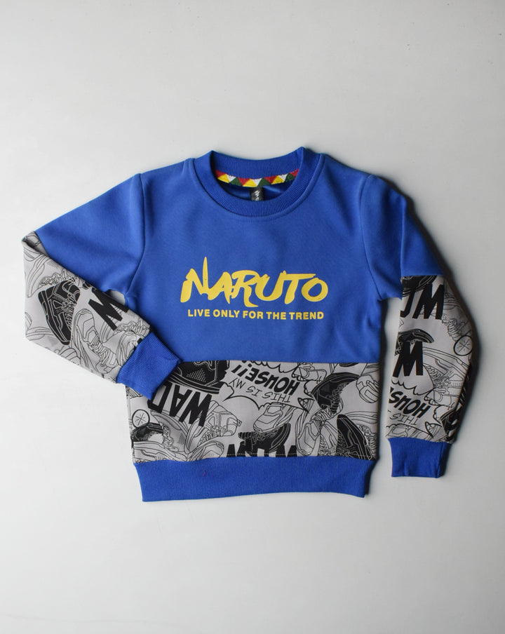 WARM SWEAT SHIRT OS00052 ROYAL BLUE