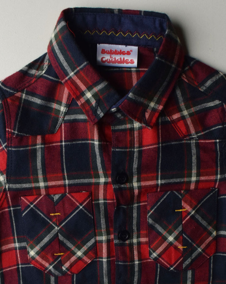 BOYS CASUAL SHIRT G000002 RED