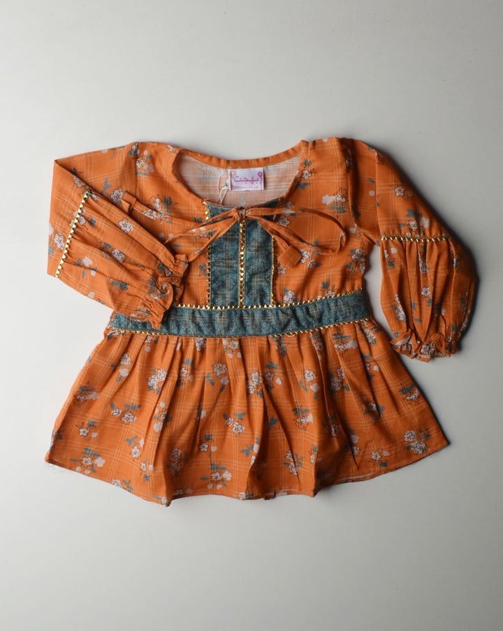 COMFORT AND WARM FROCK OS00040 ORANGE