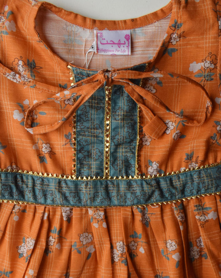 COMFORT AND WARM FROCK OS00040 ORANGE