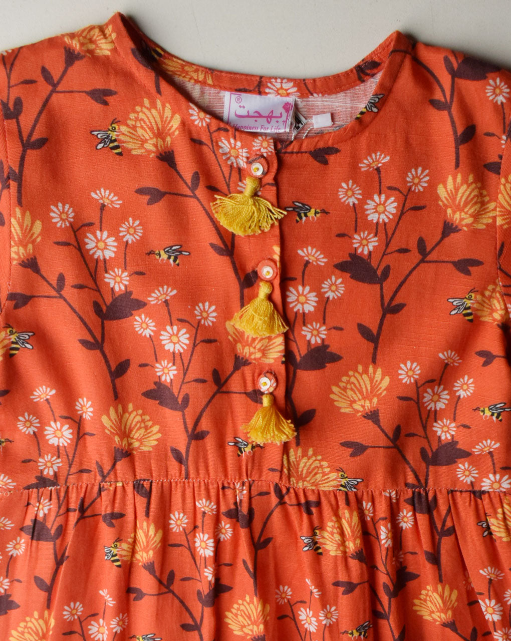 COMFORT AND WARM FROCK OS00044 ORANGE