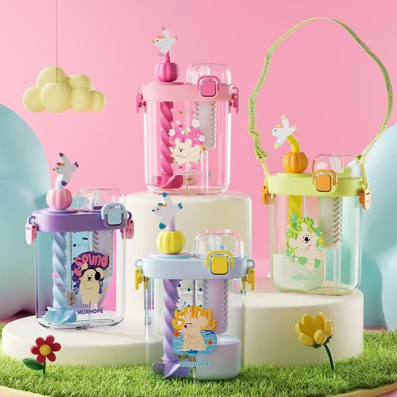 Kids Cartoon Character School Water Bottle – Leakproof & Durable (Back to School Essential)