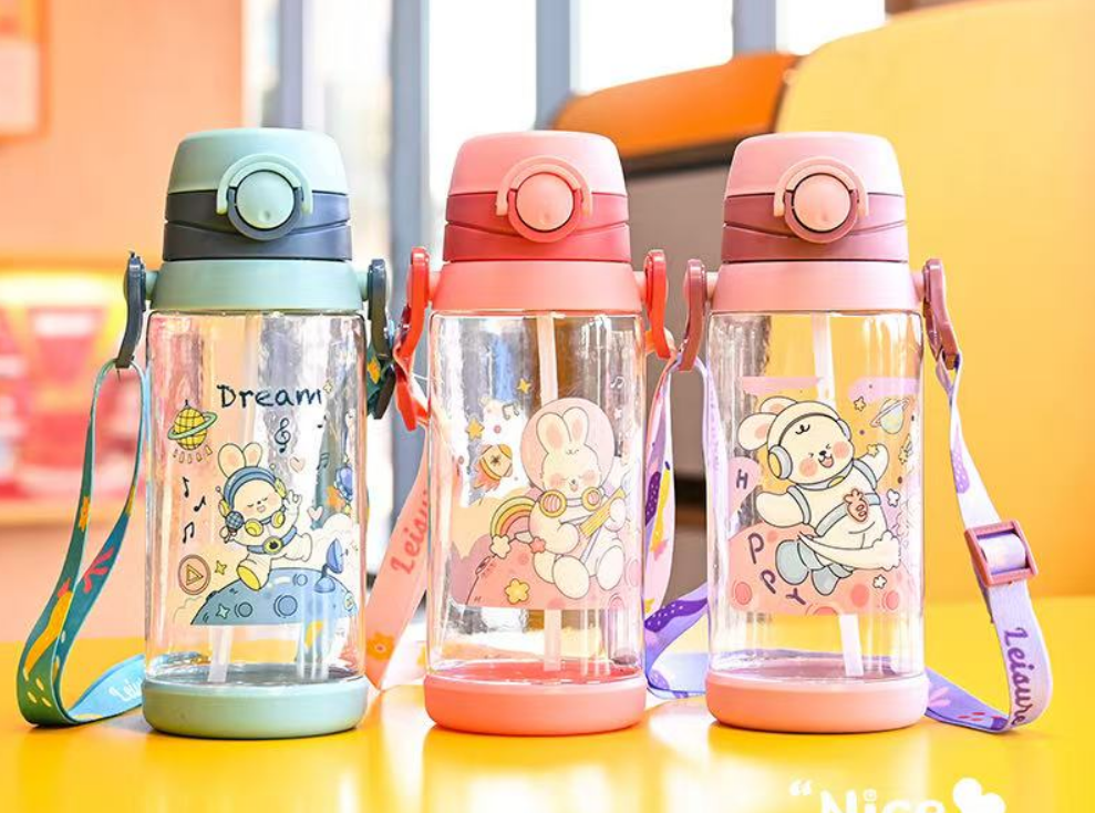 Kids Cartoon Character School Water Bottle – Leakproof & Durable (Back to School Essential)