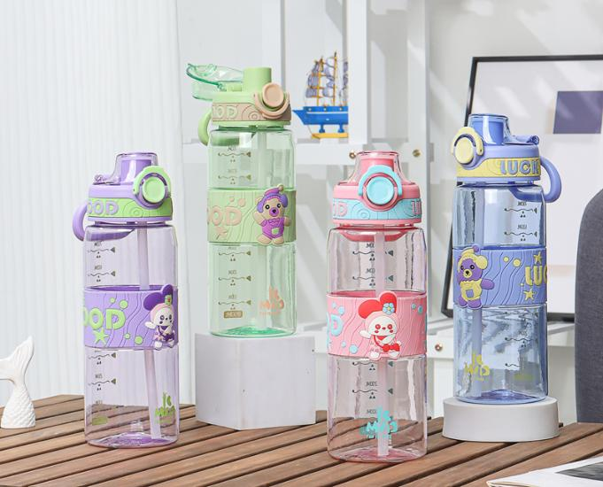 Kids Cartoon Character School Water Bottle – Leakproof & Durable (Back to School Essential)