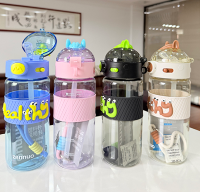 Kids Cartoon Character School Water Bottle – Leakproof & Durable (Back to School Essential)