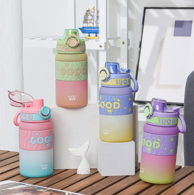 Kids Cartoon Character School Water Bottle – Leakproof & Durable (Back to School Essential)