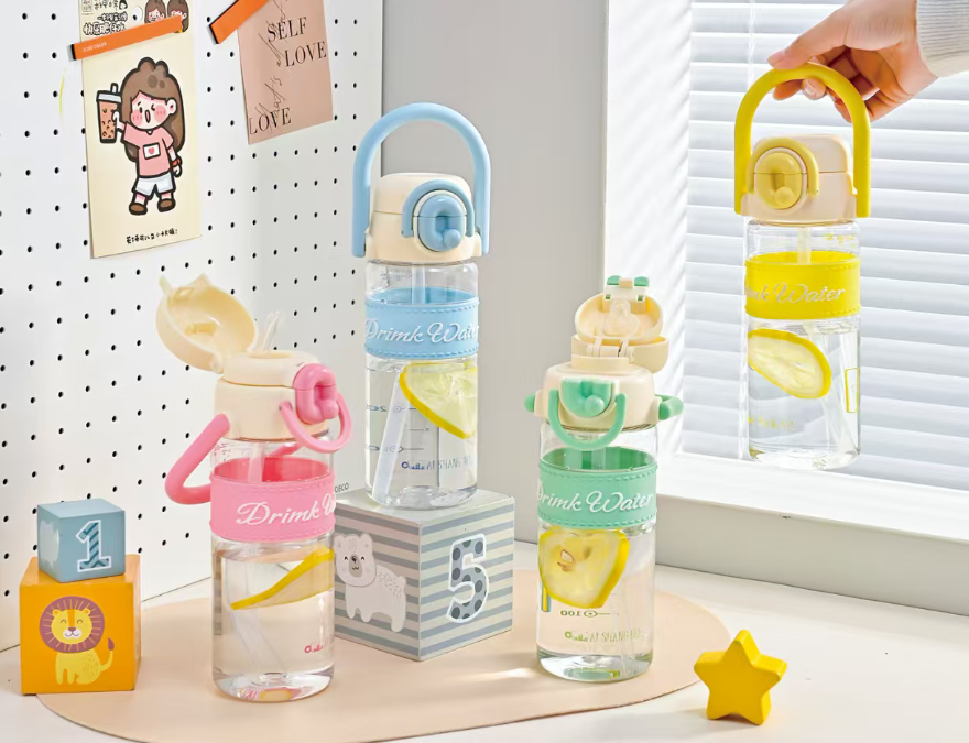 Kids Cartoon Character School Water Bottle – Leakproof & Durable (Back to School Essential)