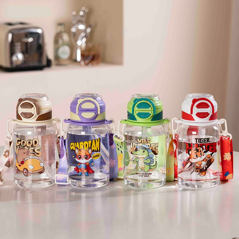 Kids Cartoon Character School Water Bottle – Leakproof & Durable (Back to School Essential)