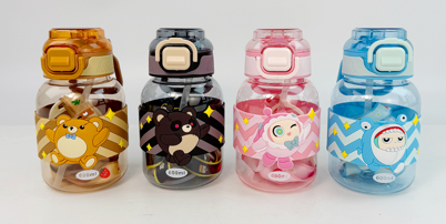 Kids Cartoon Character School Water Bottle – Leakproof & Durable (Back to School Essential)